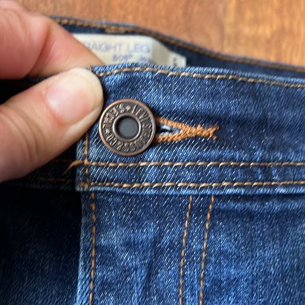 BNWOT 505 straight leg denim Levi’s - Picture 4 of 16